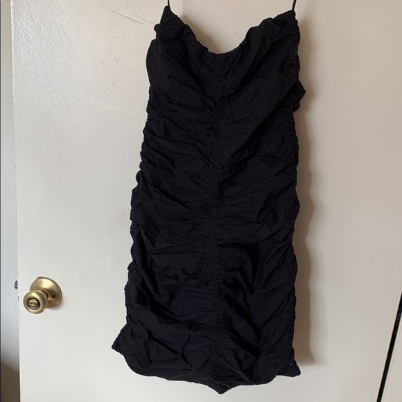 BNWT Drapped Mini Black Dress by ZARA - Picture 5 of 9